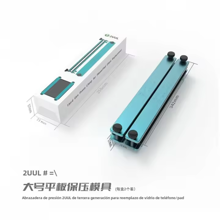 2UUL DA02 Pinza De Presión Tercera Generación Para Reparación De Teléfonos Móviles Tabletas PC Soporte Para Vidrio Trasero Herramienta De Tamaño Oversize - 1
