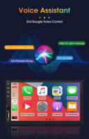 Radio De Coche Multimedia 7 Pulgadas IPS 2din Con Wireless Carplay Android Auto Bluetooth USB FM Capacidad De Memoria Externa 256G Soporte Control De Volante Y Android Auto - details 8