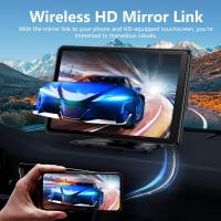 7 pulgadas Reproductor multimedia con pantalla táctil inalámbrica CarPlay - Receptor de radio para coche estéreo con navegación GPS, alimentado por enchufe de coche, ≤36V, sin batería, admite conexiones por cable e inalámbricas-Marca Cecodadi - details 4