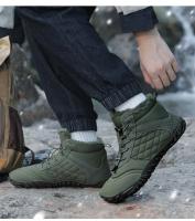 Botas De Invierno Para Hombres Y Mujeres Con Piel Cálida Antideslizantes Resistentes Al Agua Talla Grande Zapatillas Casuales Para Exterior Y Senderismo - details 11