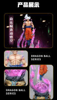 Figura De Anime Dragon Ball Son Goku 24cm Ultra Instinct Super Saiyan Estatua PVC Regalo Ornamento De Modelo Para Fans - details 3