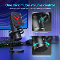 Micrófono Profesional Para Juegos De Computadora Condensador USB Para Streaming En Vivo Podcast Estudio Micrófono Karaoke Kit De Microfonos Para PC Y Portátil - details 46