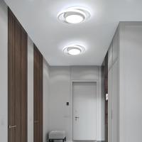 Plafon Led Techo, 32Wa Lámpara de Techo LED, 2350LM Blanco Frío 6500K, Creatividad Redondo Luz de Techo del Para Corredor Baño Cocina Sala de Estar Dormitorio Pasillo, Largo 28cm - details 2