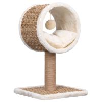 vidaXL Árbol para gatos túnel superior y juguete hierba marina 56 cm - details 1