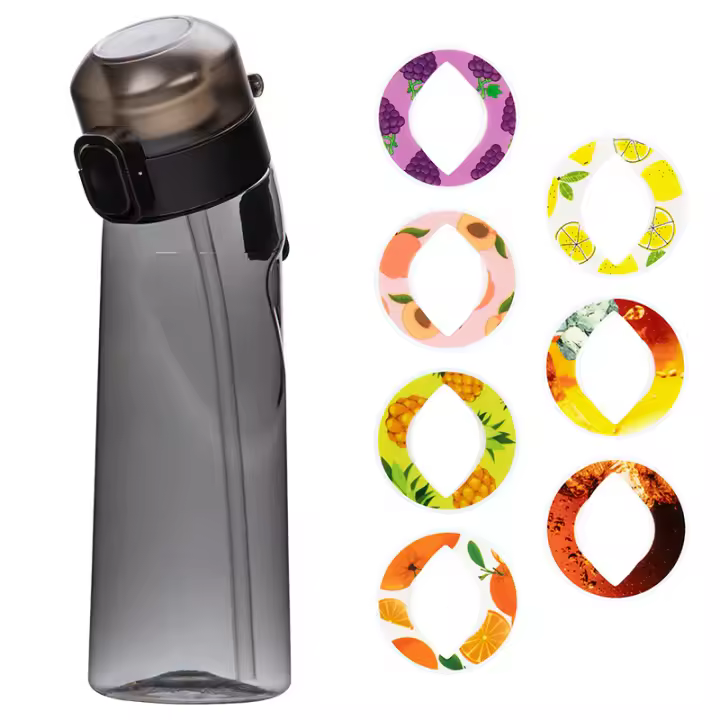 650ml arrancador Del Aire Primera de La Taza del Agua del System para el deporte que Acampa Kr Botella de Agua with Sabor with 7 vainas de Sabor Air Water Up Bottle - 1