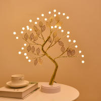 Luces De Árbol LED Decorativas Artificiales Luz De Hadas Operadas Por Batería Para Mesa Bonsái Lámpara Para Fiesta Navidad Camping Decoración De Verano - details 8