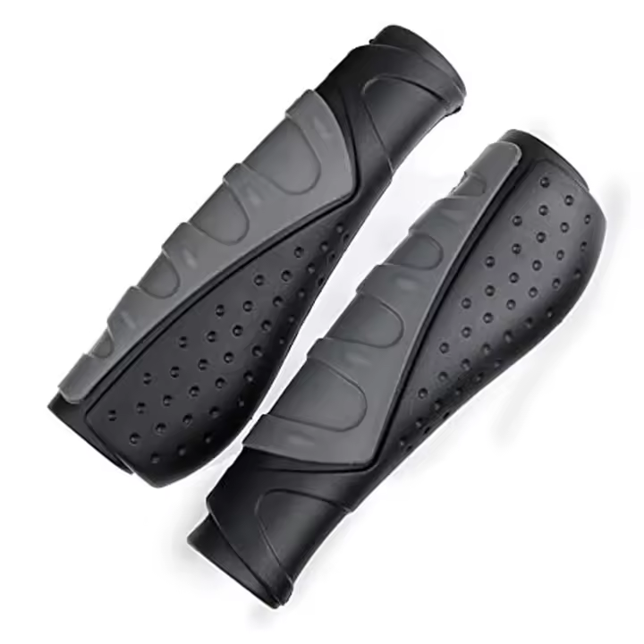 Par de Puños para Bicicleta Antideslizantes, Empuñaduras de Manillar para Ciclismo - 1