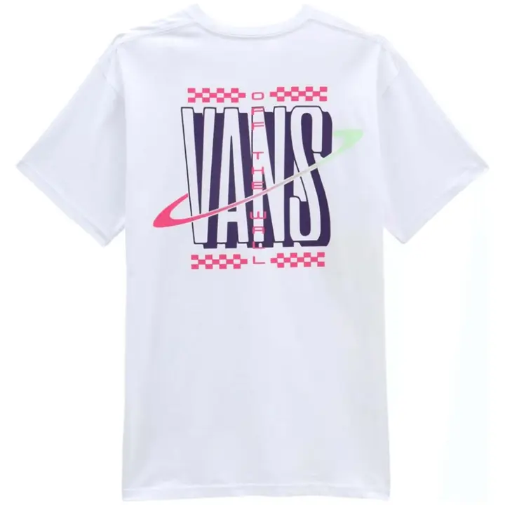 Camiseta de Manga Corta Vans Ringed Logo para hombre en color blanco - 1