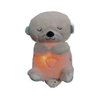 Muñeco De Peluche Suave Para Bebés Otter Soothing Con Música Y Luz Compañero Para Dormir Para Niños Y Niñas Regalo Ideal - details 21