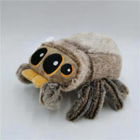 Juguete De Peluche Araña Negra Pequeña Lucas Simulada Muñeco De Cojín Anime Juego Decoración De Habitación Regalo Para Niños - details 1