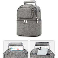 Bolsa De Aislamiento Para Alimentos Para Bebé Estuche Cooler Para Leche Y Alimentos Maternos Mantiene Fresco Bolsa Para Alimentación Y Botellas De Agua Para Madres - details 14