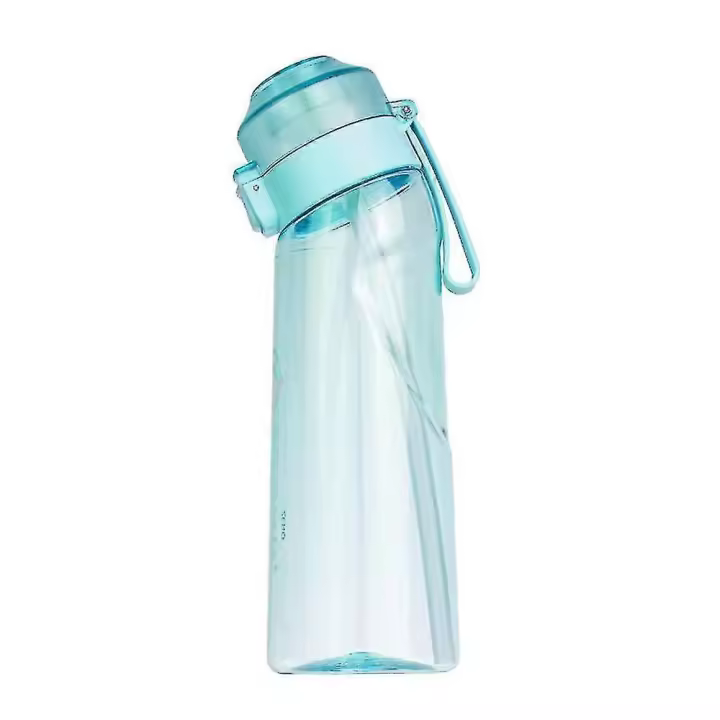 Aire hasta la cápsula del gusto de la botella de agua, botella de agua condimentada fragancia de la fruta del aire deportes al aire libre que beben la botella - 1