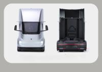 Camión De Juguete De Tesla Semi a Escala 1:24 Con Luz Y Sonido Modelo De Aleación De Metal Regalo Para Niños Coleccionable - details 1