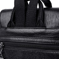 Mochila Vintage de cuero suave para mujer, bolso de hombro femenino, bolso de viaje informal, mochila escolar, 5 colores - details 12
