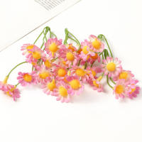 10pcs Flores Artificiales Blancas Belleza Seda Crisantemo Simulación Margarita Flores Falsas Decoración Para Hogar Jardín Oficina - details 5
