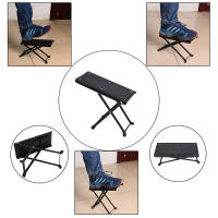 Pedal De Ajuste De Altura Y Antideslizante Para Guitarra Con Soporte Plegable Y Base Metálica Negra Accesorios Para Instrumentos Musicales - details 6
