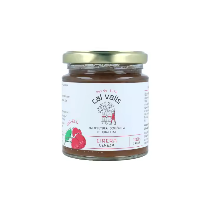 Mermelada de Cerezas Sin Azúcar Eco  Cal Valls - 1