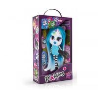 Muñeca Peluche NICI Pixidoos NALI l 20 cm, Caja y Set Tatuajes para niños, Peine y Pulsera de Amistad, Muñecas estilizadas con Pelo Colorido, Tierno Juguete para abrazar, Jugar, Decorar y Coleccionar - details 0