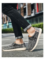 Zapatos Casuales Para Hombre Talla Grande Deportivos Suaves Para Caminar Trabajo Lazos Suela De TPU Absorbente De Sudor Transpirable Adecuados Para Primavera Y Otoño - details 6
