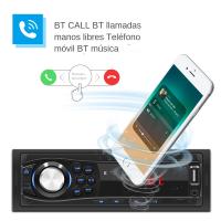 Receptor De Estéreo Para Coche Podofo 1din MP3 Multimedia Bluetooth FM Estéreo Digital Con SD USB TF AUX-IN Entrada DC 12V - details 8
