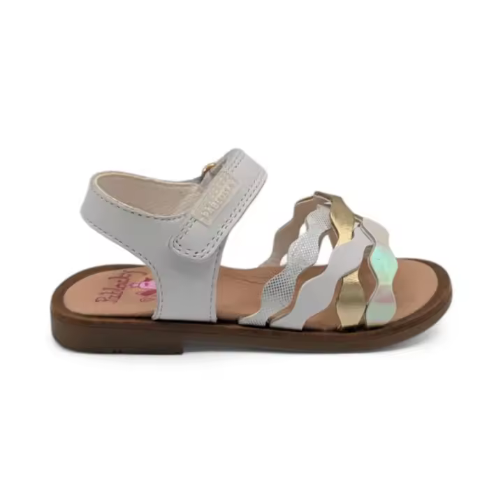 Sandalias marca Pablosky para infantil en color blanco - 1