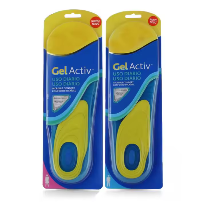 EUROXANTY-Plantillas de Mujer/Hombre en Gel para Uso Diario, Comodidad para Todo el Día, Pack 2 Plantillas, Talla 38-42.42-48 - 1