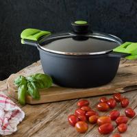 CACEROLA BAJA BRA PRIOR 24 CM / CON TAPA CRISTAL / 2,3 LITROS / ALUMINIO / INDUCCIÓN - details 0