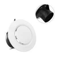 Cubierta de rejilla de ventilación de aire caliente, salida de escape montable, fácil difusor, aire acondicionado Central, ABS, Tuyere, accesorio de techo - details 1