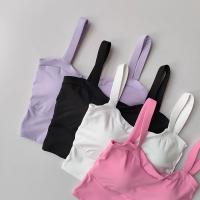 Sudadera Deportiva Para Mujer Transpirable Con Almohadillas Fijas Anti-sudoración Top De Fitness Yoga Brassiere Push up Para Gimnasio Top De Ejercicio - details 3