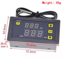 Termostato Digital W3230 Línea De Probing 20A Con Control De Calor/Congelación Pantalla LED 12V 24V AC110-220V Sensor De Temperatura - details 3