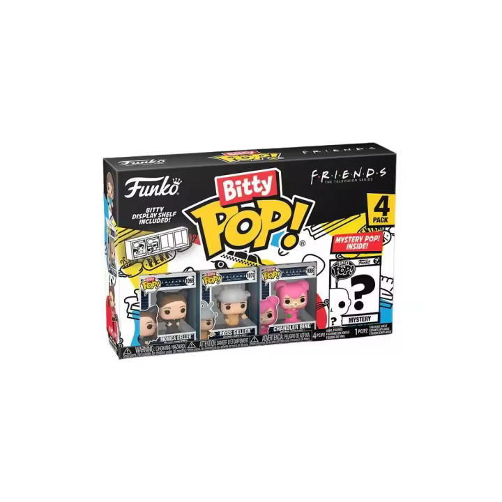 Funko Pop Bitty Friends Pack 4 Mini Figuras Funko 73050 Juguetes - 1