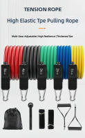 Set De 11 Piezas Bandas De Resistencia Con Correa Portátil Para Ejercicio Fitness Expansor De Pecho Banda Elástica Para Entrenamiento De Muñeca Pierna Hombro Cintura Arriostramento Anular - details 0