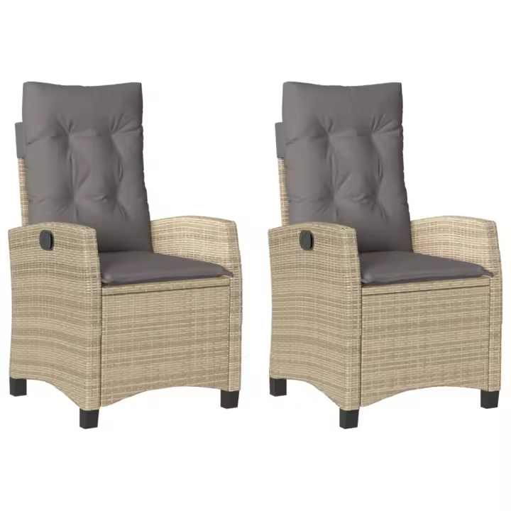 Jardín y almohadas beige MIX 2 UDS - 1