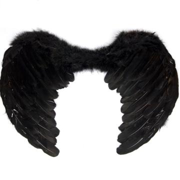 Alas Negras De Tela Para Disfraces – Accesorio De Fantasía, Ideal Para Carnaval, Halloween Y Fiestas Temáticas