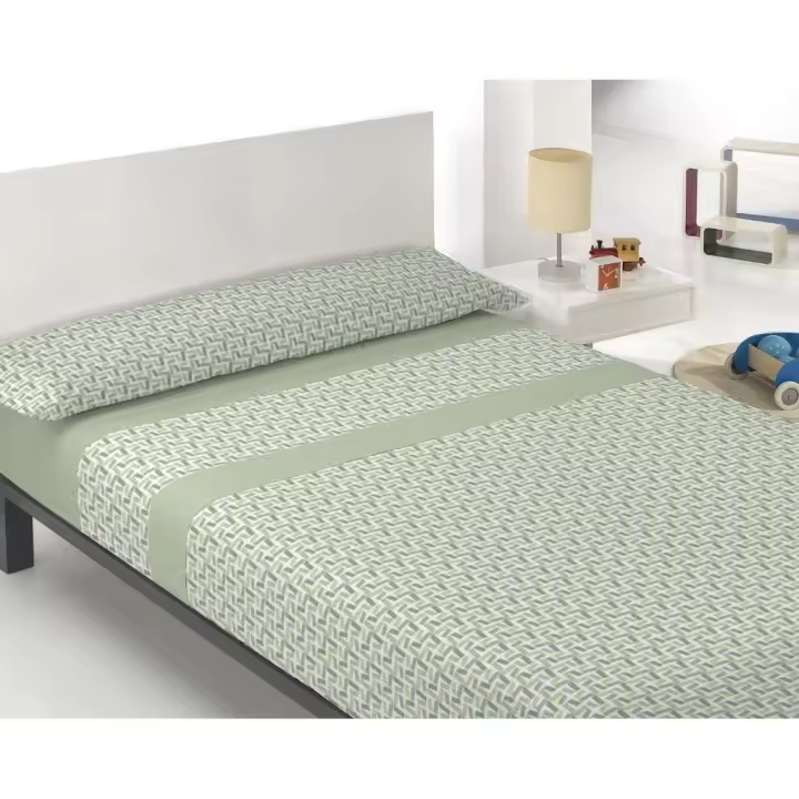 Juego de Sábanas de Microfibra Domi Verde, Innova Home - 1