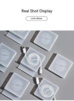 Organizador De Cables Portátil Transparente Gestor De Correas USB Monopatín Retráctil Soporte Para Teléfono Almacenamiento Protector De Cable - details 6