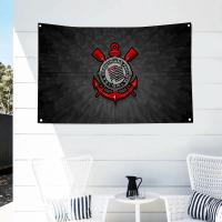 Bandera De Deporte Club Corinthians Paulista 1PC Poliéster Para Exterior Decoración De Habitación Estilo Colgante Sin Personalización - details 12
