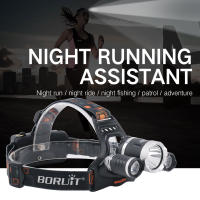 BORUiT RJ-3000 Linterna Frontal LED UV 390nm Recargable Tipo-C Super Brillante Impermeable Para Camping Pesca Y Ocio - details 0
