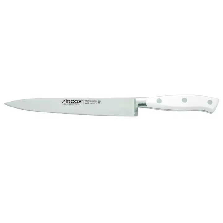 Cuchillo para Lenguado Arcos Riviera Blanc 232924 de Acero Nitrum, con Mango de Polioximetileno y hoja de 17 cm en estuche - 1