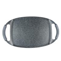 Parrilla de Aluminio Fundido Bepro Chef Granit Stone Everest 48x24, Antiadherente para Inducción con Mangos de Silicona, Libre de PFOA - details 1