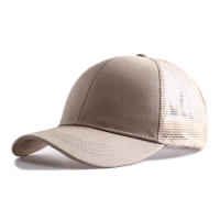Nueva Gorra De Béisbol Para Mujer Verano 2023 Camuflaje Malla Snapback Moda Cabello Desordenado Poniente Protección Solar Unisex Talla Única - details 14
