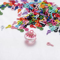 200Pcs 4*8mm Mini Tornillos De Ojo Para Joyería DIY Accesorios De Metal Coloridos Pequeños Y Tiny Herramientas Para Creación De Joyas - details 5