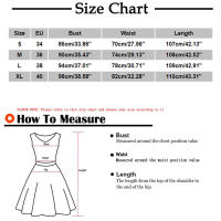 Vestido Midi Vintage Para Mujer Sin Mangas Floral Sólido A-Line Swing Casual De Verano Con Aros Vestido Midi De Flores Sólidas Para Mujer - details 10