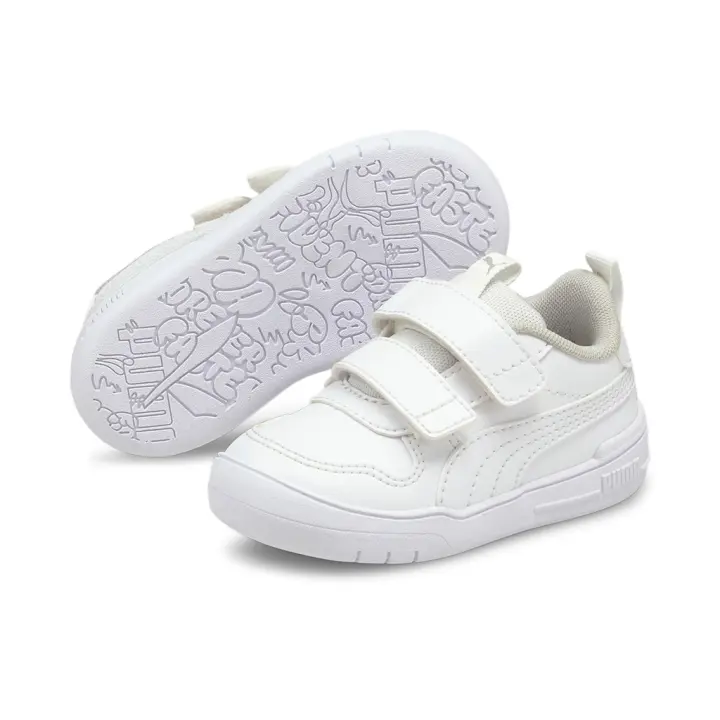 Zapatilla Infantil Puma Multiflex SL V Inf con Velcro color Blanco Tallas 19 al 27 - 1