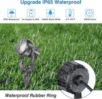 Spotlight De Jardín IP65 Impermeable 8LEDs 3000K Para Decoración De Paisaje Árbol Camino Jardín Yerba Luz De Suelo Moderna 220V - details 2