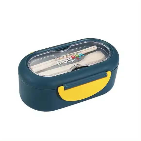 Fiambrera  a prueba de fugas de 1L, REF：NO1327.caja de almacenamiento de alimentos para el colegio.3rejillas a prueba de fugas,microondulable. - 1