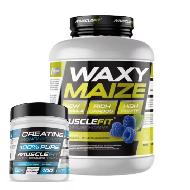 Pack Intra-Entreno Waxy Waize 2kg (varios sabores) + Creatina 300g (neutra) + (regalo) - Musclefit│MUSCLECULT - 1
