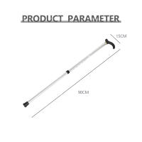 Bastón de aluminio de 2 secciones, bastón para senderismo al aire libre, antideslizante, patas de aluminio de 2 secciones - details 1