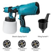 Pistola de Pintura Eléctrica Inalámbrica 1000ML 38000RPM, Pulverizador Portátil para Coches/Muebles/Acero, Compatible con Batería Makita 18V, Alta Velocidad y Precisión - details 0