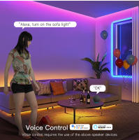 Tira De Luz LED COB RGB Inteligente WiFi Tuya DC 5V USB 576LEDs/M Dimmable Lineal Compatible Con Alexa Y Google Home Decoración Para El Hogar - details 5
